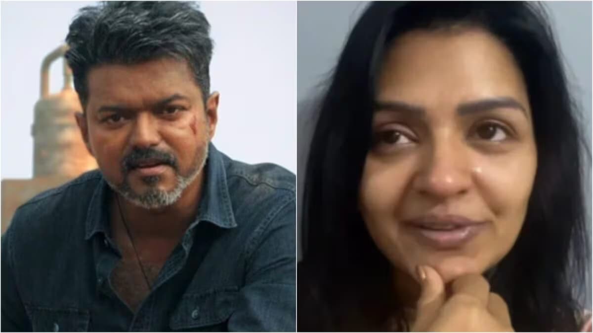 Actress Anandhi Emotional After Scenes Cut from Vijay's Film Jana Nayagan