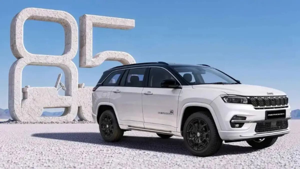 Jeep Launches Exclusive Meridian 85th Anniversary Edition at ₹36.05 Lakh