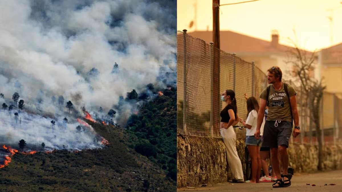 Spain Declares Emergency as Wildfires Rage Across Europe, France Evacuates Thousands