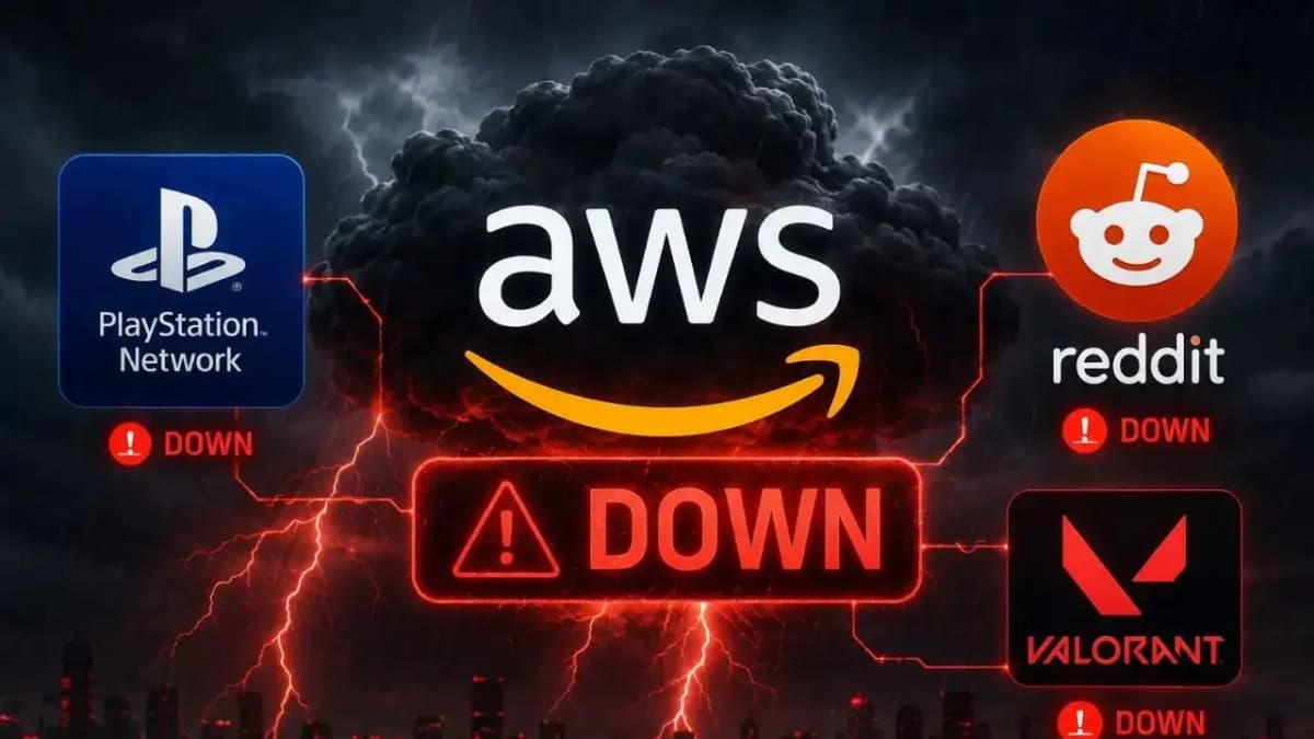 Amazon Web Services Outage Disrupts Major Platforms Worldwide