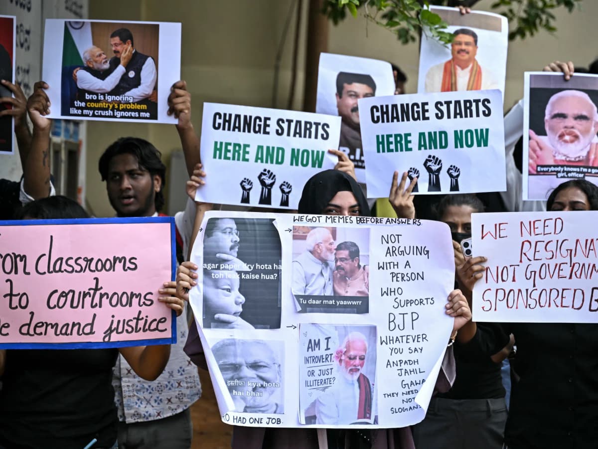 Modi Responds to Student Protests with Promises of Action on Exam Leaks