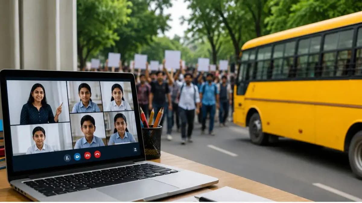 Delhi Schools Adapt to Traffic Restrictions with Hybrid Learning and Transport Changes