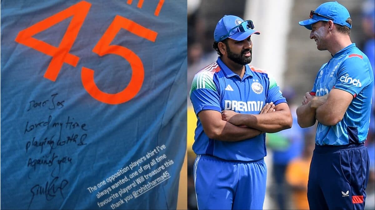 Rohit Sharma Gifts Signed Jersey to Jos Buttler, Instagram Post Goes Viral