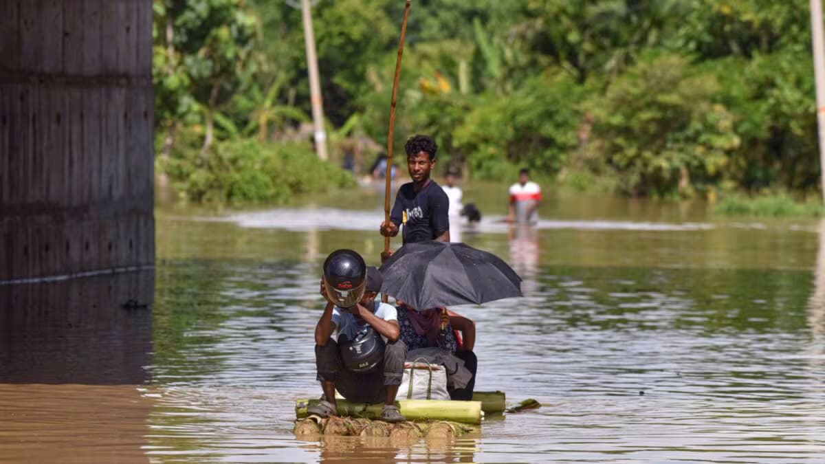 Assam Floods Claim 61 Lives; Relief Efforts Hampered for 80,000 Residents