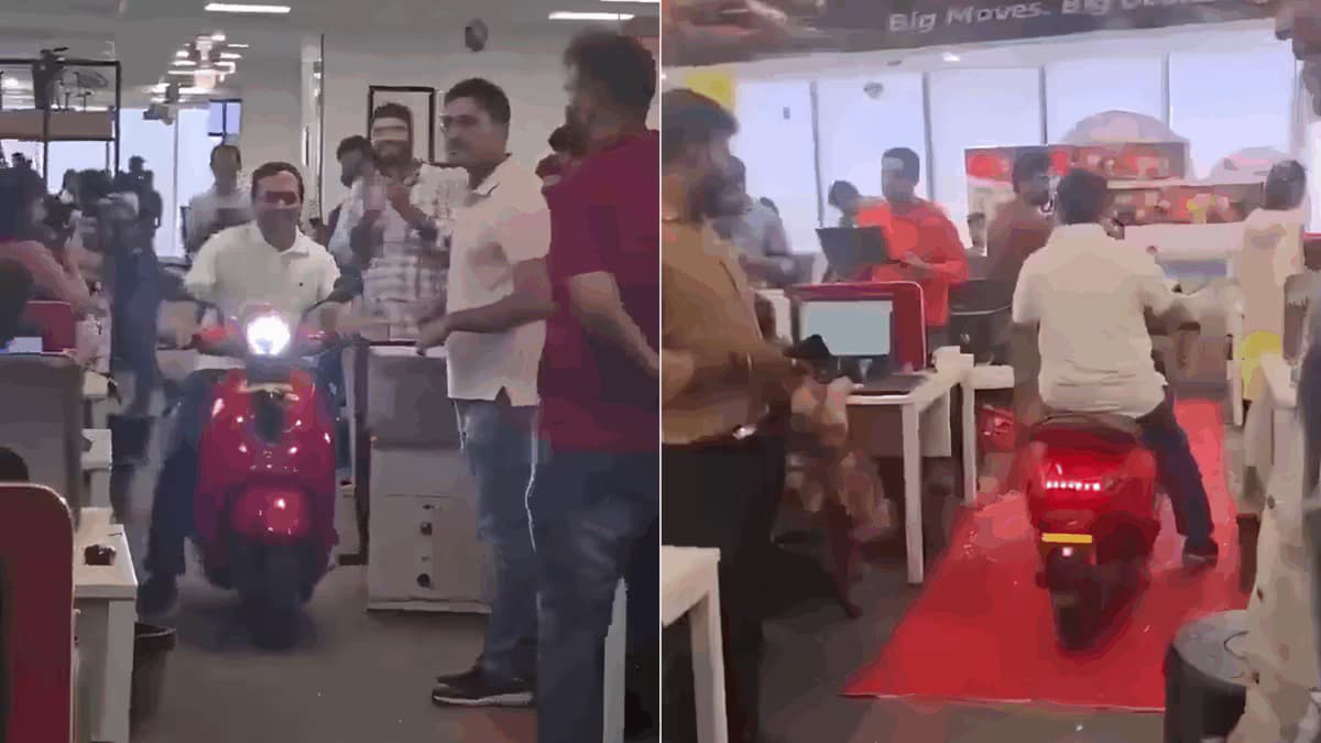 Bengaluru CEO Celebrates Success with Scooty Ride, Sparks Mixed Reactions Online