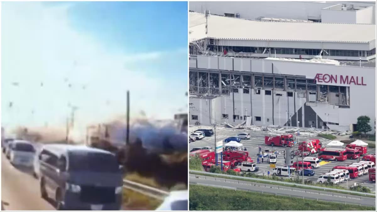 terrifying explosion at japan