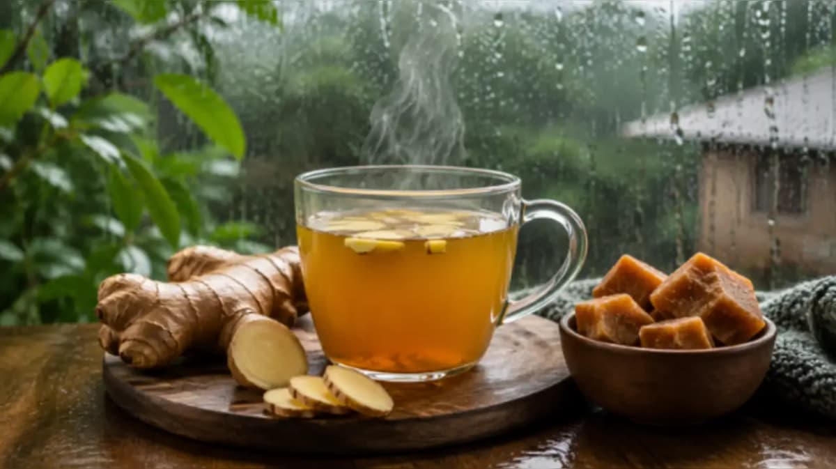 Can Ginger and Jaggery Help Prevent Monsoon Coughs? Experts Weigh In