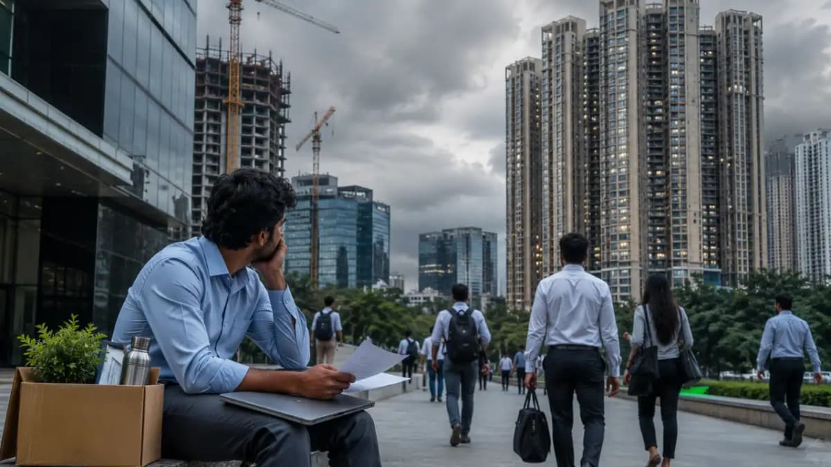 Bengaluru Man Questions Property Affordability Amid Job Market Turmoil