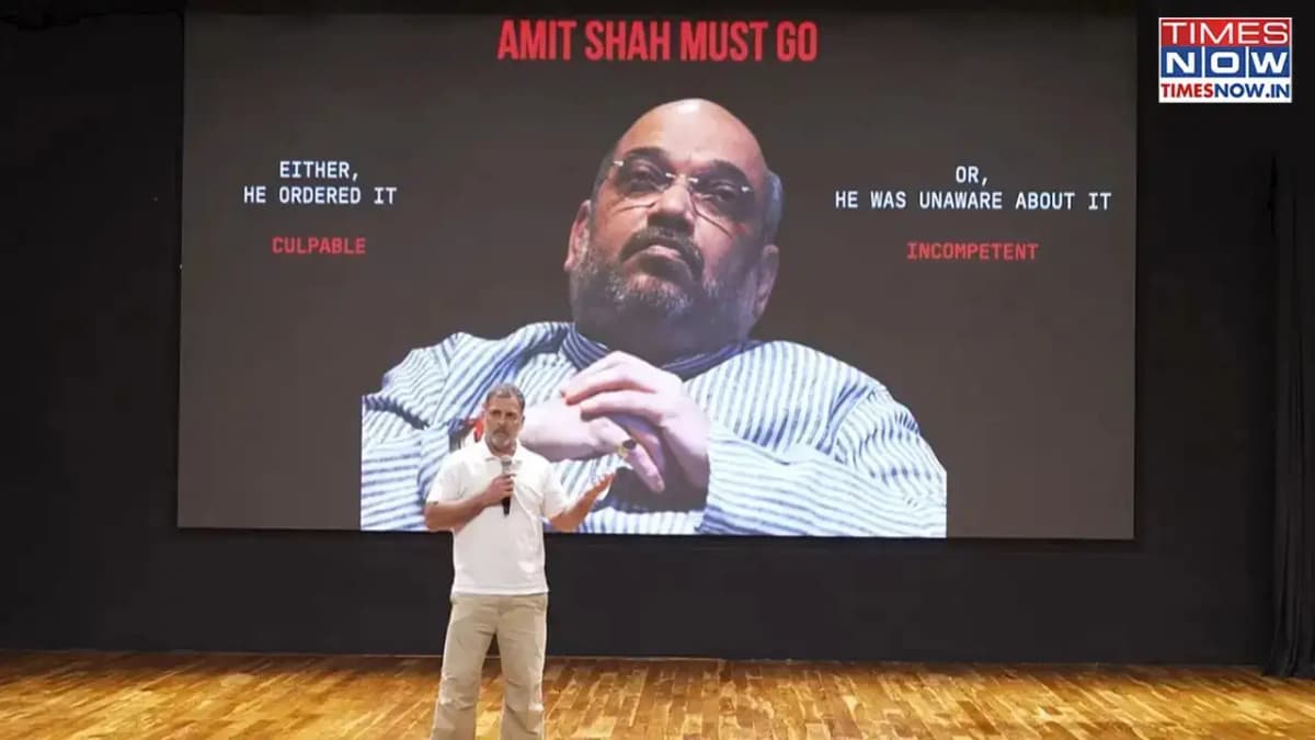 Rahul Gandhi Stands Firm Against Amit Shah Over Jantar Mantar Incident