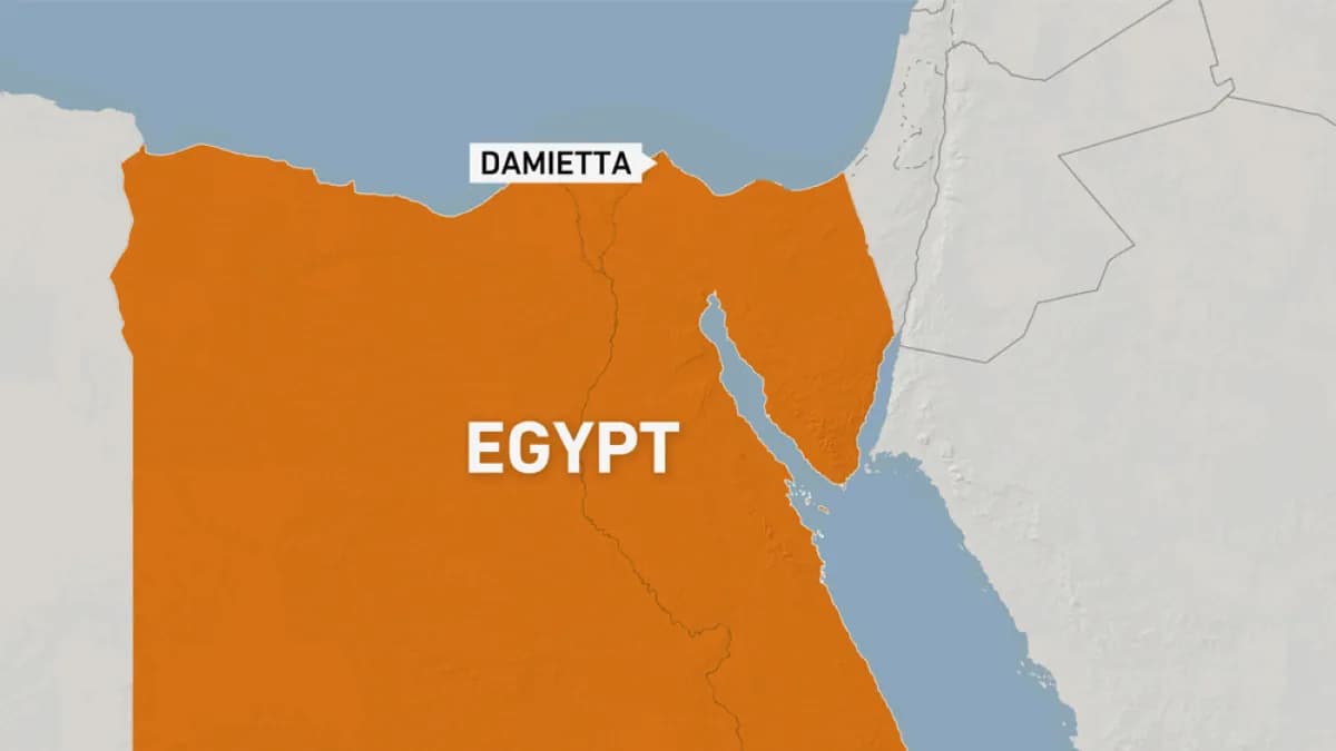 Fire Breaks Out on Gas Ships at Damietta Port in Egypt