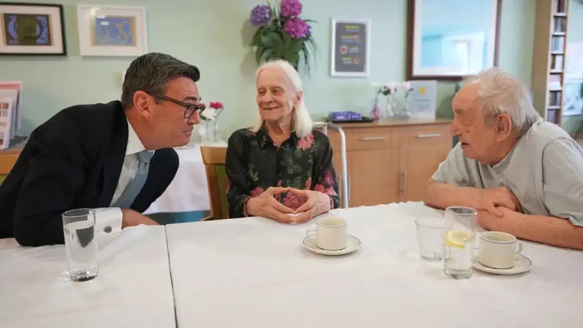 Elderly Man's Surprise at New UK PM Andy Burnham Sparks Viral Reaction