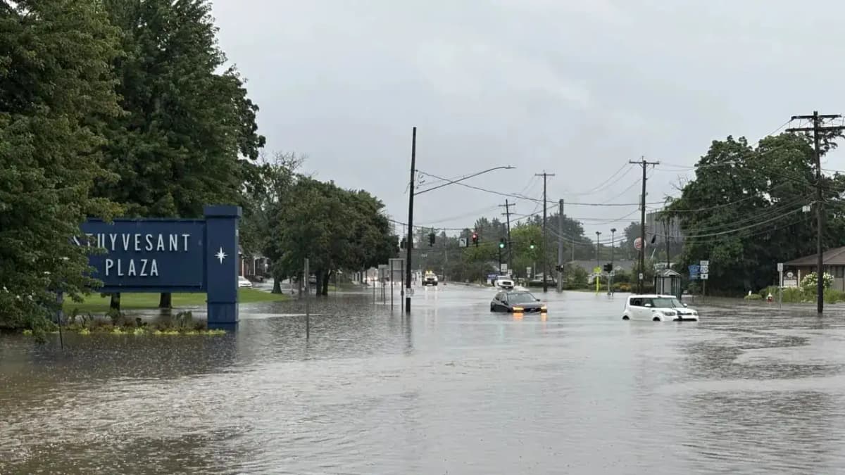 Historic Storm Causes Severe Flooding in New York's Capital Region