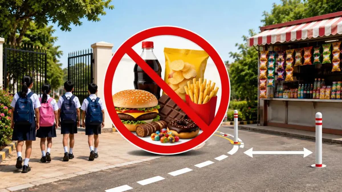 Maharashtra Enforces Ban on Unhealthy Foods Near Schools