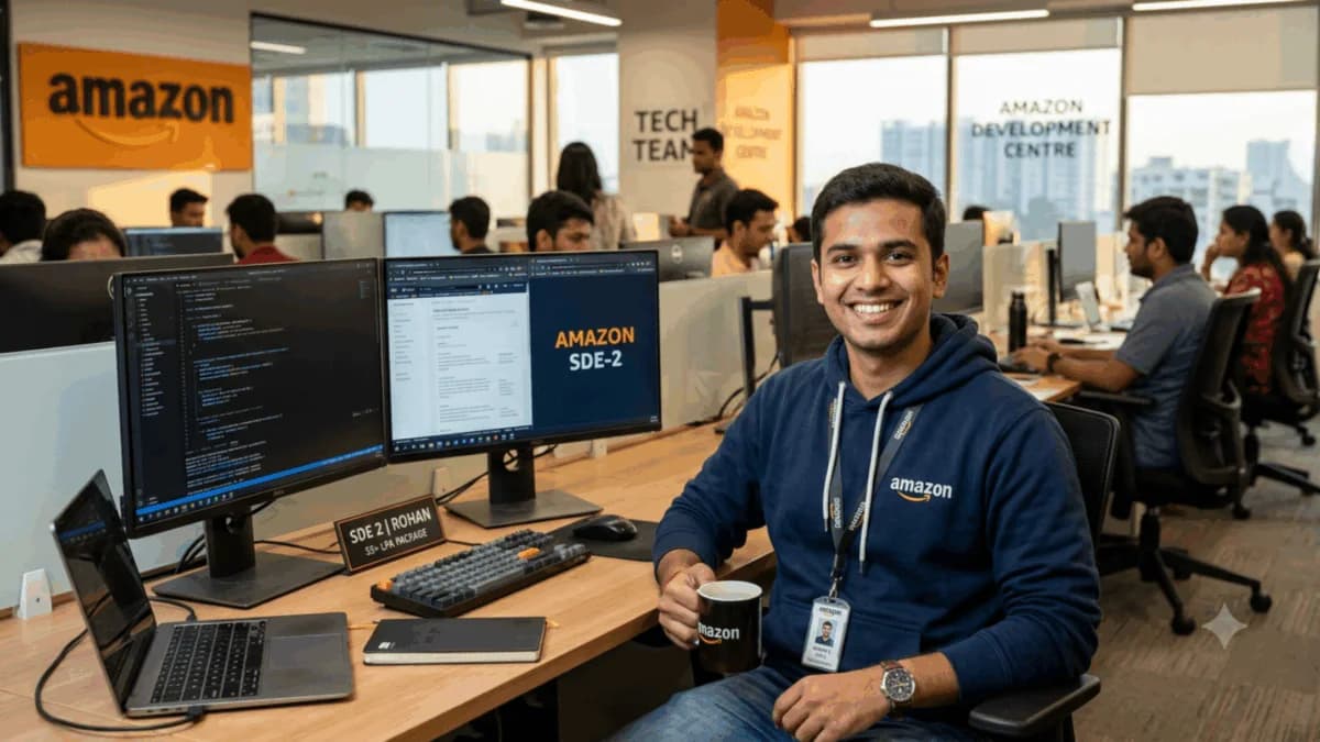 From Tier-3 College to Amazon: Engineer's Inspiring Journey to ₹55 Lakh Package