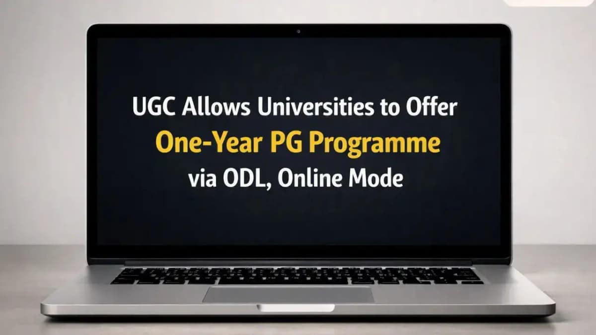 UGC Approves One-Year PG Programs via Online and Distance Learning