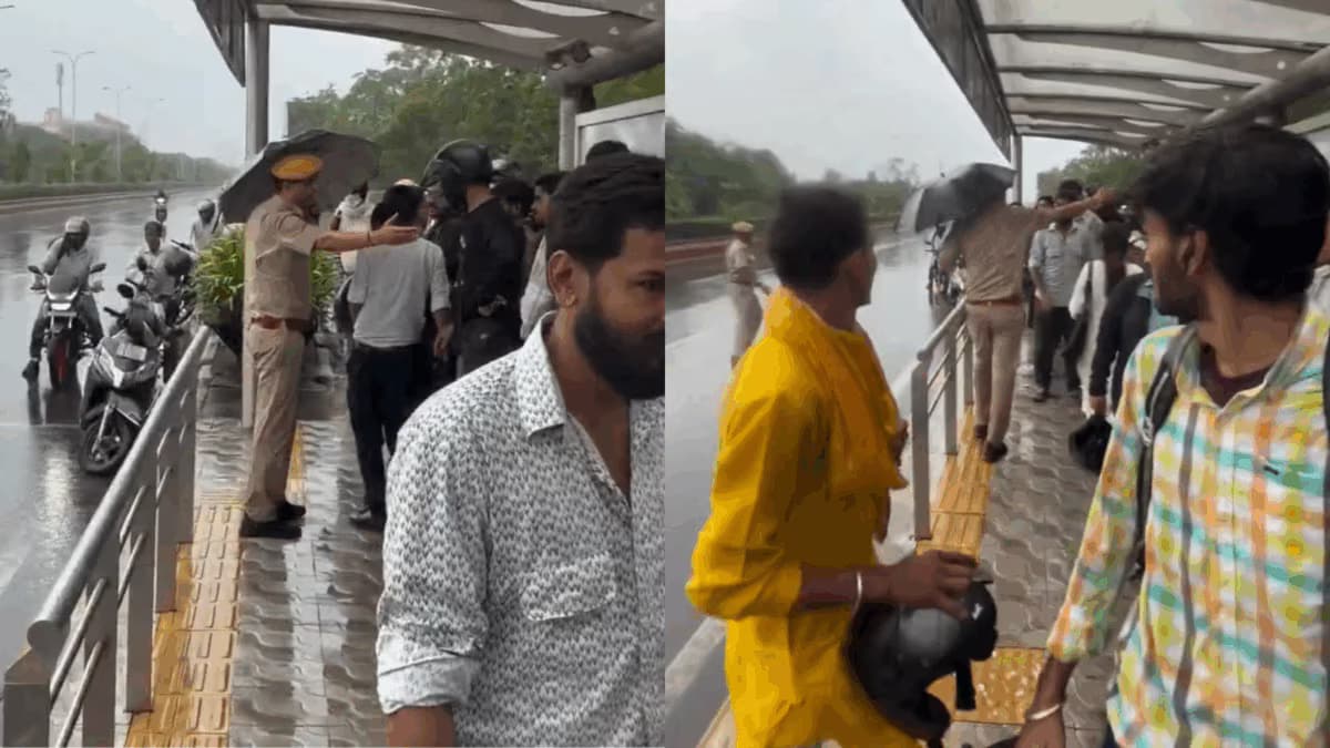 Jaipur Police Clear Bus Stop for VIP Convoy, Sparking Public Outrage