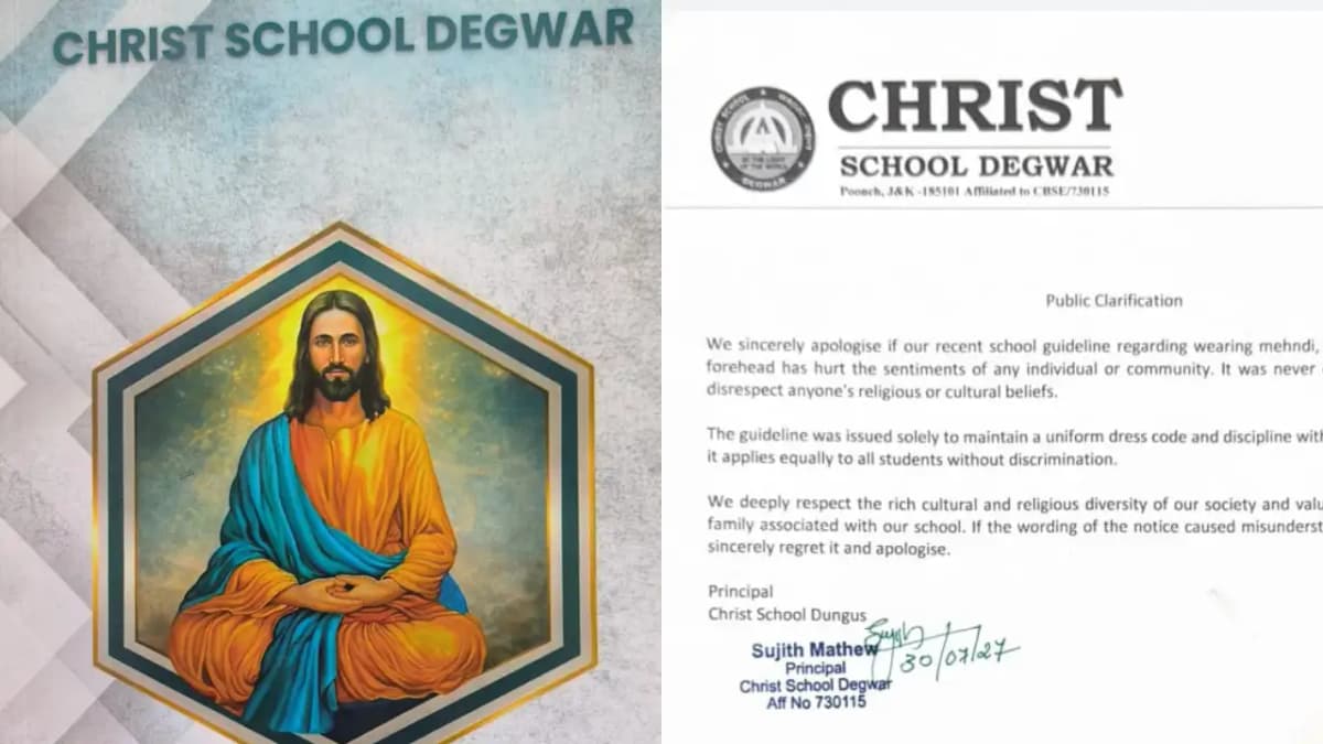 Protests Erupt Over School's Advisory on Religious Symbols in J&K