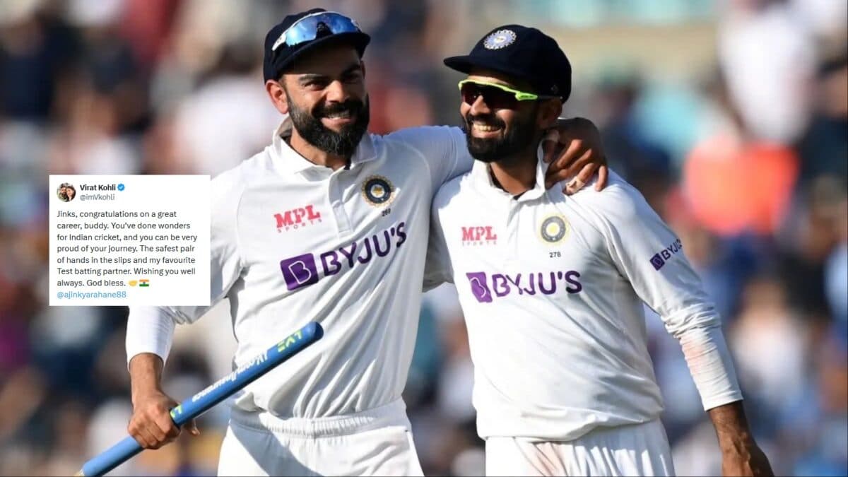 Virat Kohli Celebrates Ajinkya Rahane's Retirement with Heartfelt Tribute