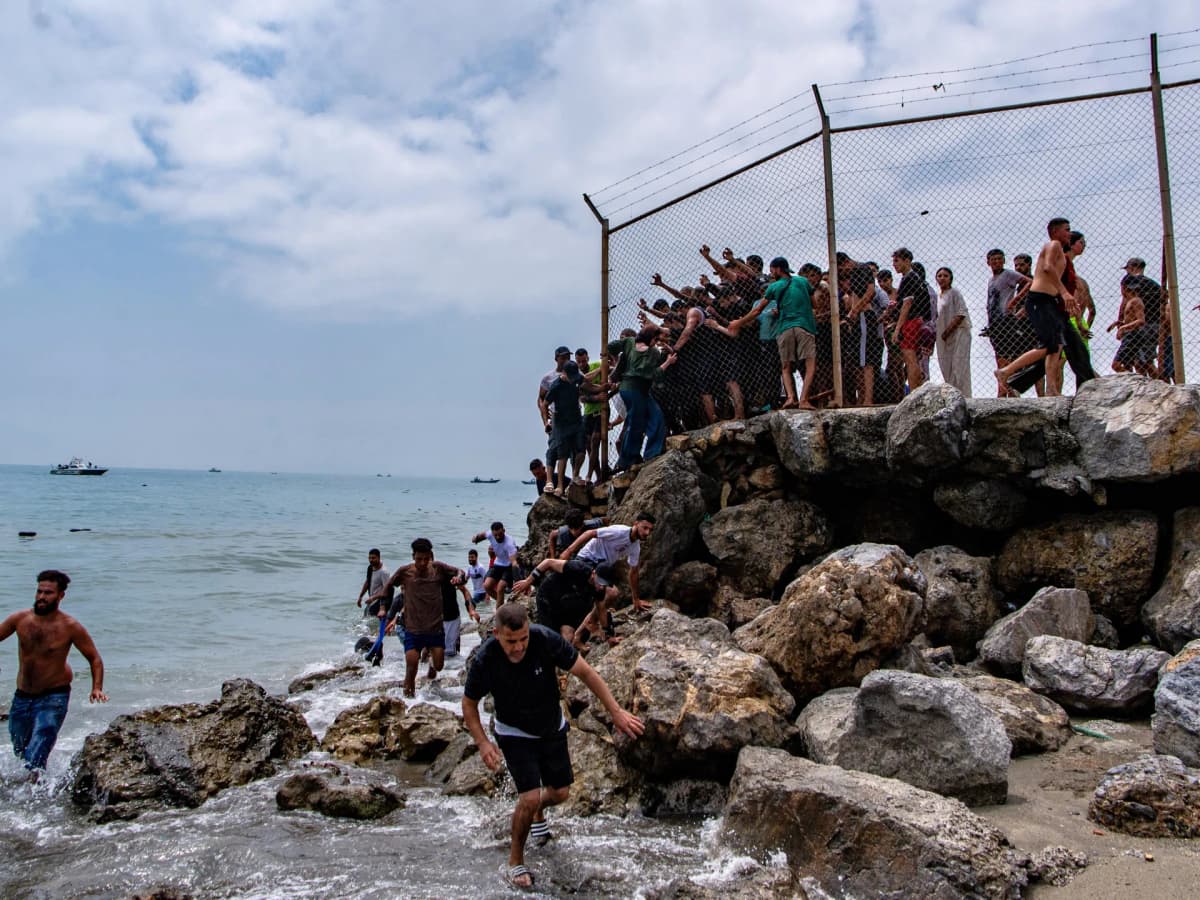 ceuta faces migrant surge as t
