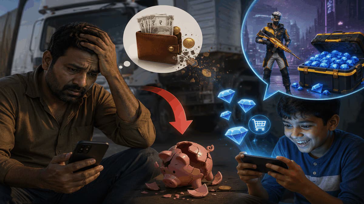 Truck Driver Loses Rs 45,600 to Free Fire MAX Purchases: Parental Guidance Needed
