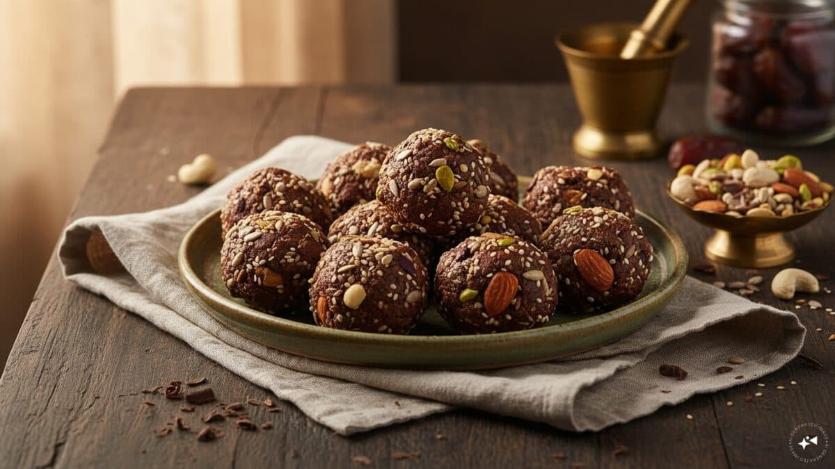 nutritious chocolate ladoo rec