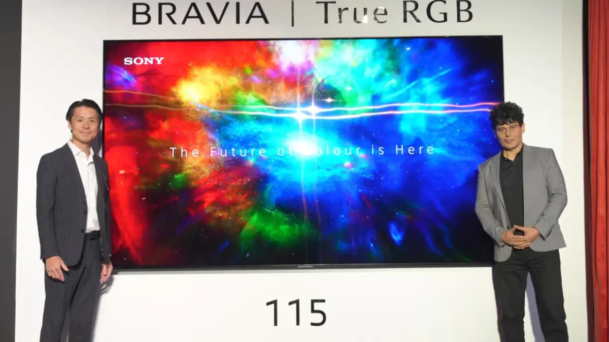 sony unveils largest bravia 9i