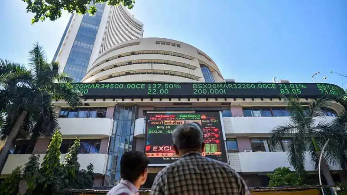 indian stock market surges in